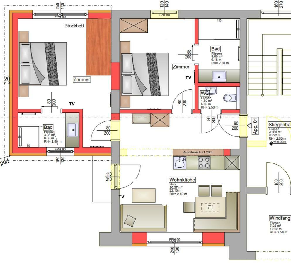 Haus Schlager "Dasappartement" Анаберг им Ламертал Екстериор снимка